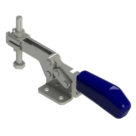 Horizontal HoldDown Toggle Clamp, 286 Lb Retention Force, 70Deg Opening Angle